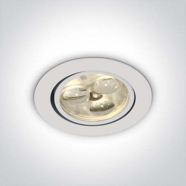 One Light 11103N/W/D/35 WHITE LED DAYL 3x1w 35d