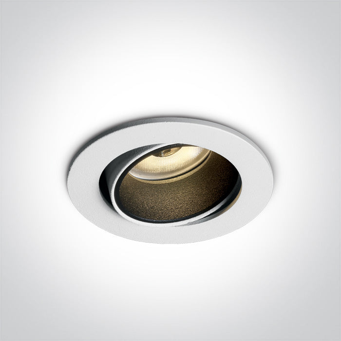 One Light 11104K/W/W WHITE LED 3W@350mA 5W@500mA WW 35deg ADJUSTABLE DARK LIGHT