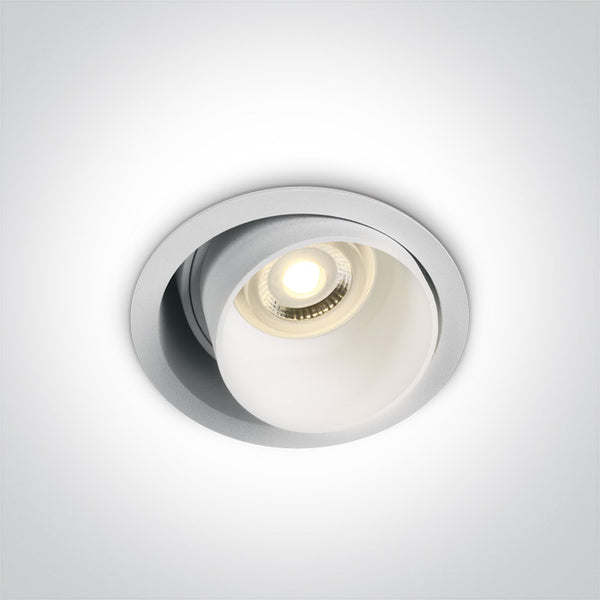 One Light 11105D8/W WHITE DARK LIGHT ADJUSTABLE GU10 50W
