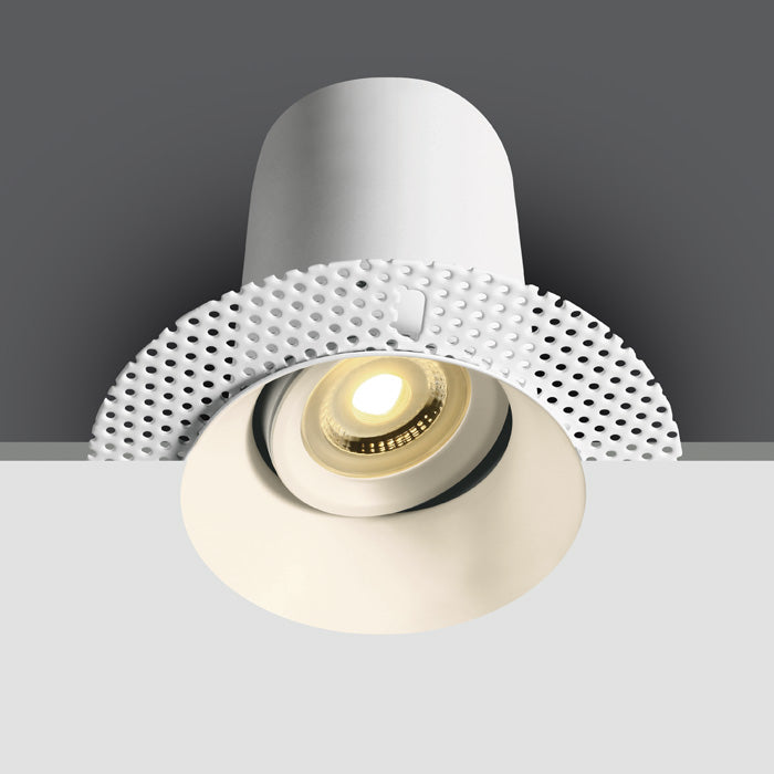 One Light 11105F/W WHITE TRIMLESS FIRE RATED GU10 10w DARK LIGHT