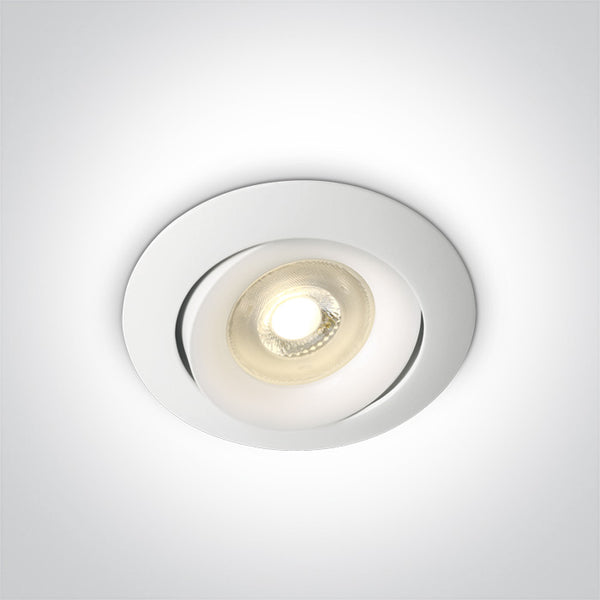 One Light 11105U/W WHITE GU10 50W ADJUSTABLE