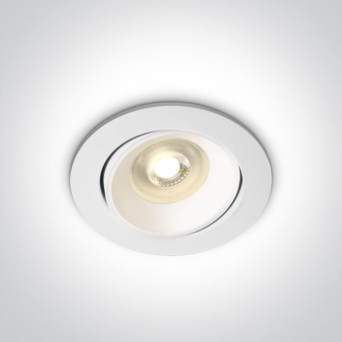 One Light 11105UA/W WHITE GU10 50W ADJUSTABLE