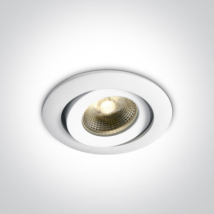 One Light 11106PF/C FIRE RATED LED 6W CW IP20 350mA 40deg WITHOUT RING
