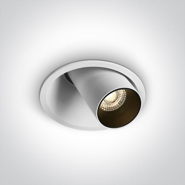 One Light 11107C/W/W WHITE COB 7W WW 700mA 36deg ADJUSTABLE
