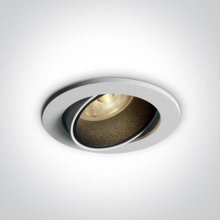 One Light 11107K/W/W WHITE LED 7W WW 35deg 700mA ADJUSTABLE DARK LIGHT