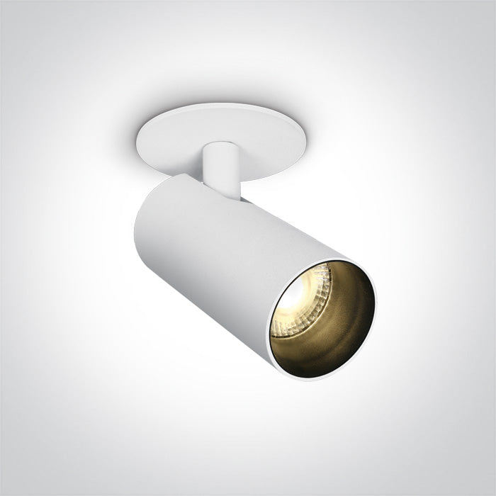 One Light 11107RA/W/W WHITE LED 7W WW 36deg 700mA ADJUSTABLE DARK LIGHT