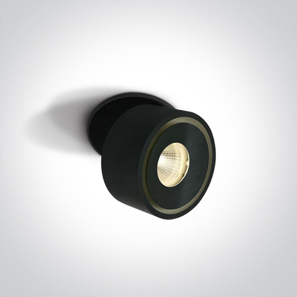 One Light 11108LA/B/W BLACK COB LED 8W WW IP20 230V