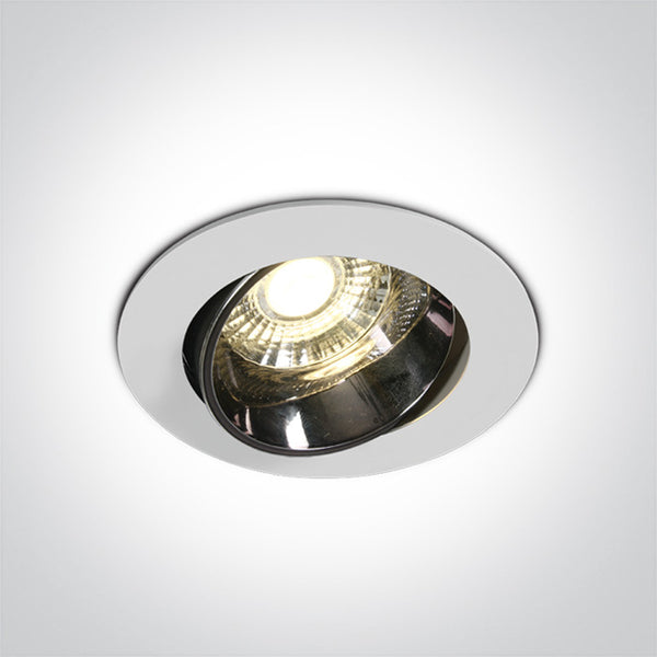 One Light 11110E/W/W WHITE LED 10W WW IP20 30deg 230V DARK LIGHT