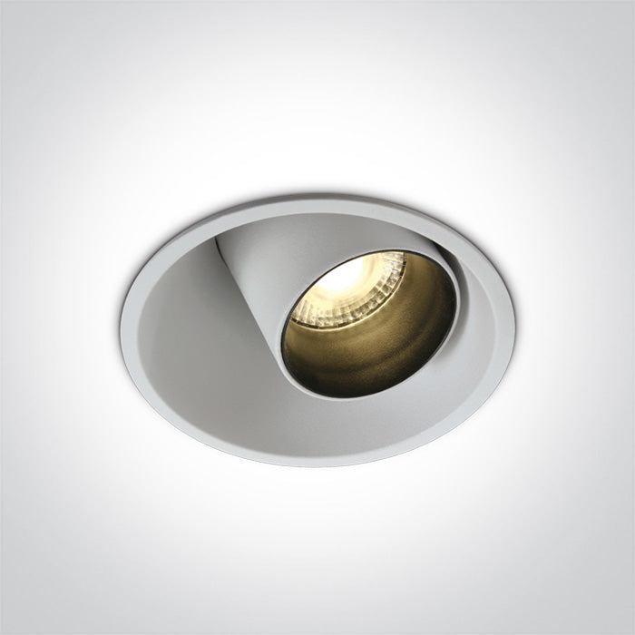 One Light 11111C/W/W WHITE COB 11W WW IP20 38deg 230V ADJUSTABLE DARK LIGHT