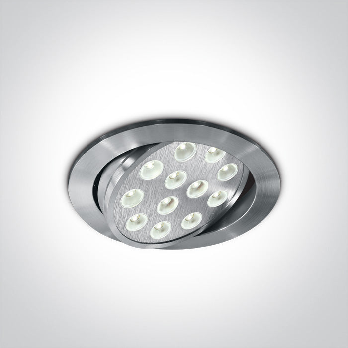 One Light 11112L/D/35 ALUMINIUM LED DAYL 12x1w 35d