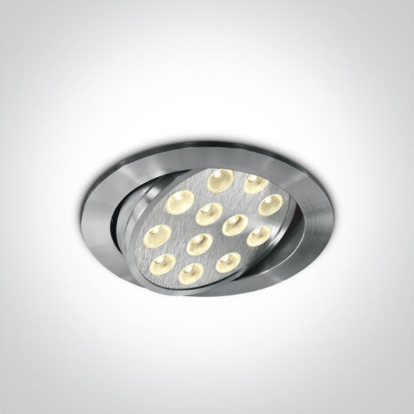 One Light 11112L/W/15 ALUMINIUM LED WARM 12x1w 15d