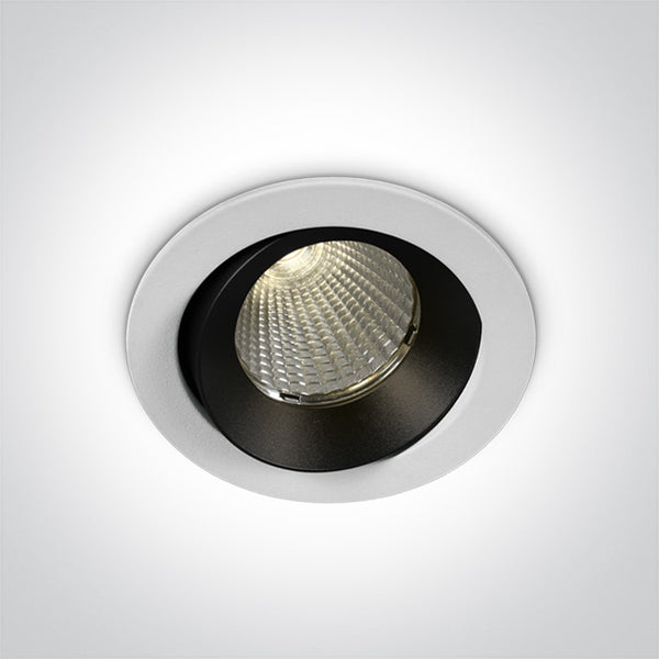 One Light 11112P/W/W WHITE COB LED 12W WW 40deg 700mA IP65 DARK LIGHT