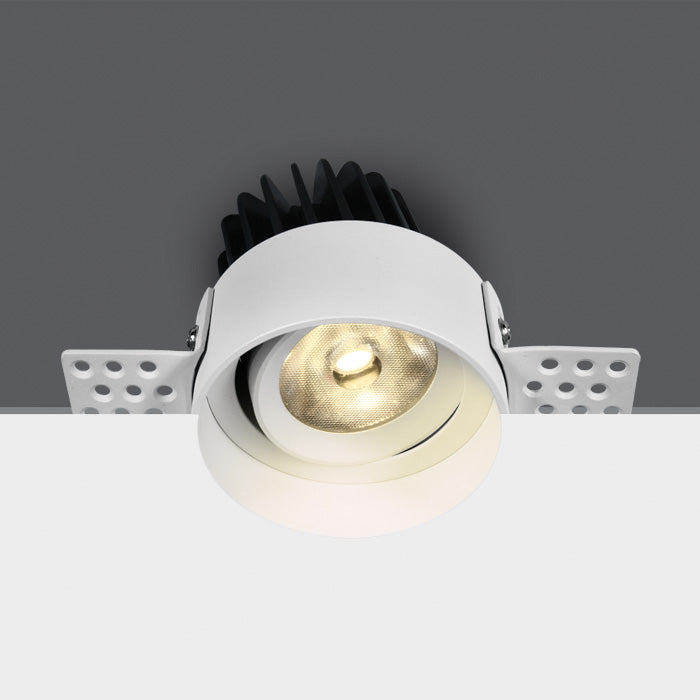 One Light 11112T/W/W WHITE COB LED 12w WW 700mA 38deg TRIMLESS DARK LIGHT