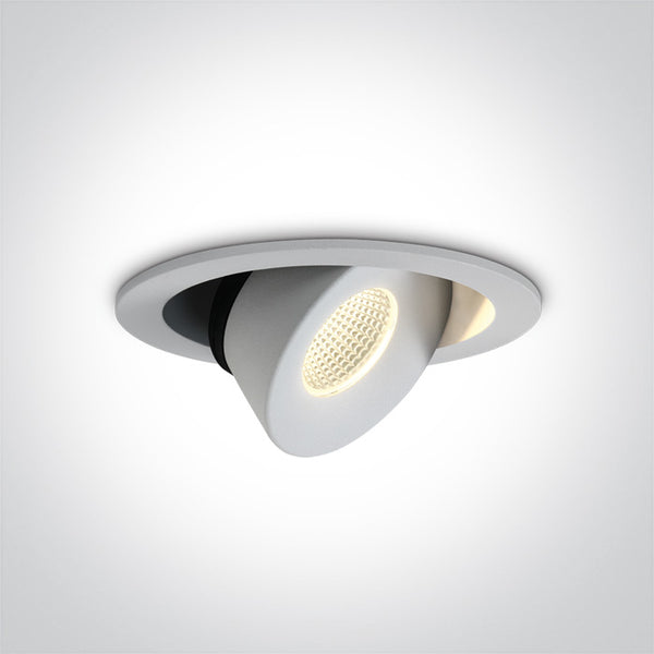 One Light 11113E/W/W WHITE COB LED 12W WW 350mA 36deg IP20 DIMMABLE ADJUSTABLE