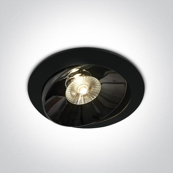 One Light 11130E/B/W BLACK LED 30W WW IP20 30deg 230V DARK LIGHT
