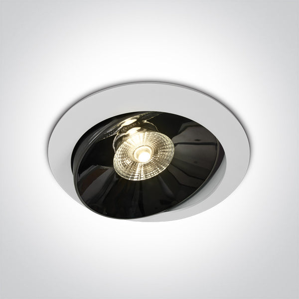 One Light 11130E/W/W BLACK LED 30W WW IP20 30deg 230V DARK LIGHT