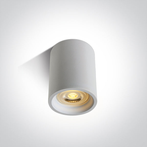 One Light 12105AL/W/W WHITE GU10 10W WHITE REFLECTOR DARK LIGHT