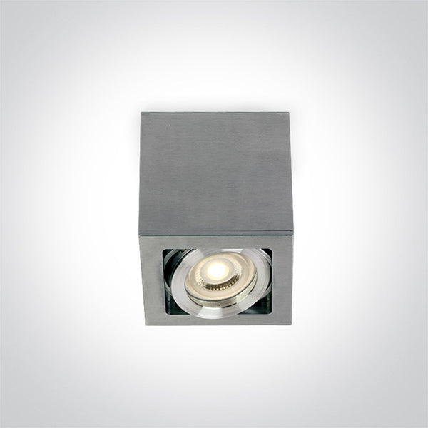 One Light 12105B/AL ALUMINIUM GU10 35w