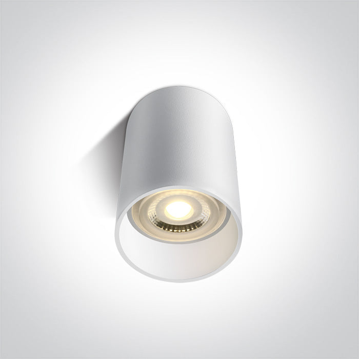 One Light 12105E/W WHITE CYLINDER GU10 20W