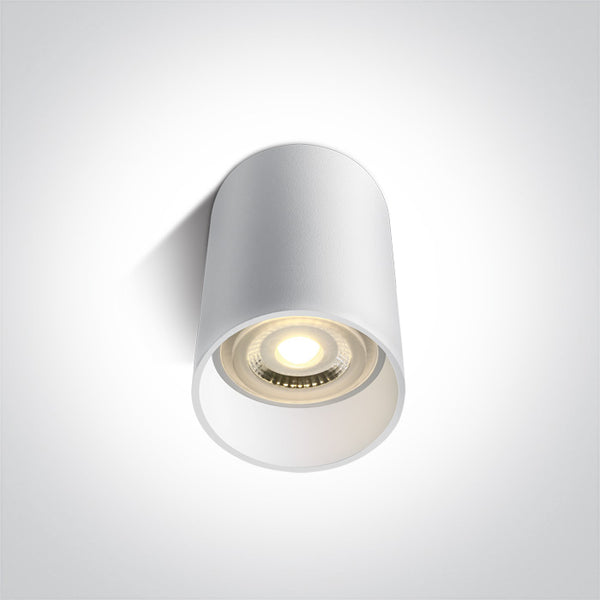 One Light 12105E/W WHITE CYLINDER GU10 20W