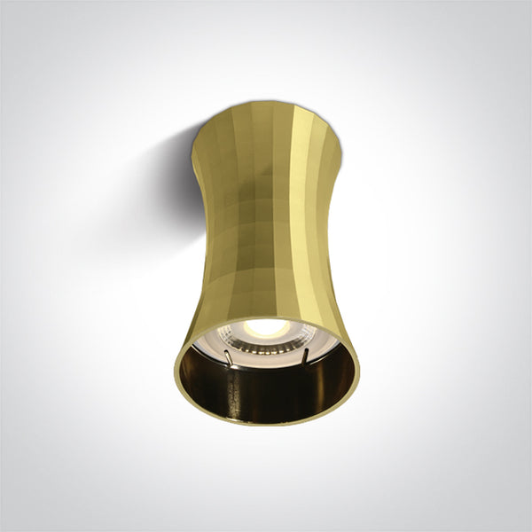 One Light 12105K/BBS BRUSHED BRASS GU10 10W 100-240V DARK LIGHT