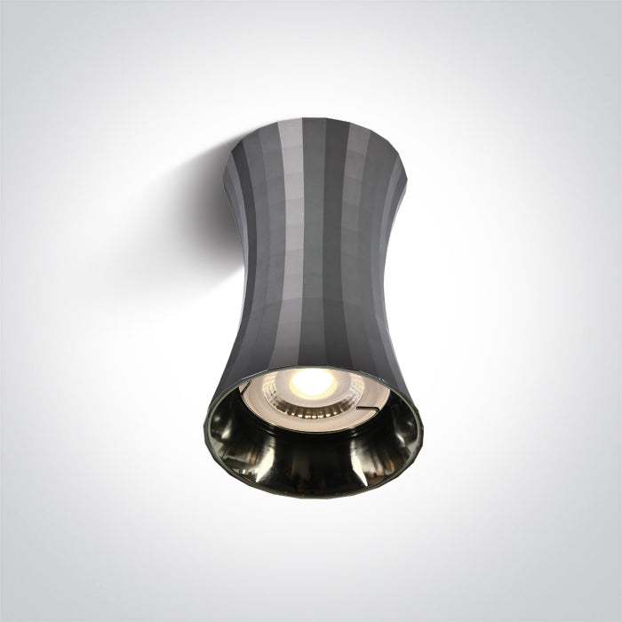 One Light 12105K/DC DARK CHROME GU10 10W 100-240V DARK LIGHT
