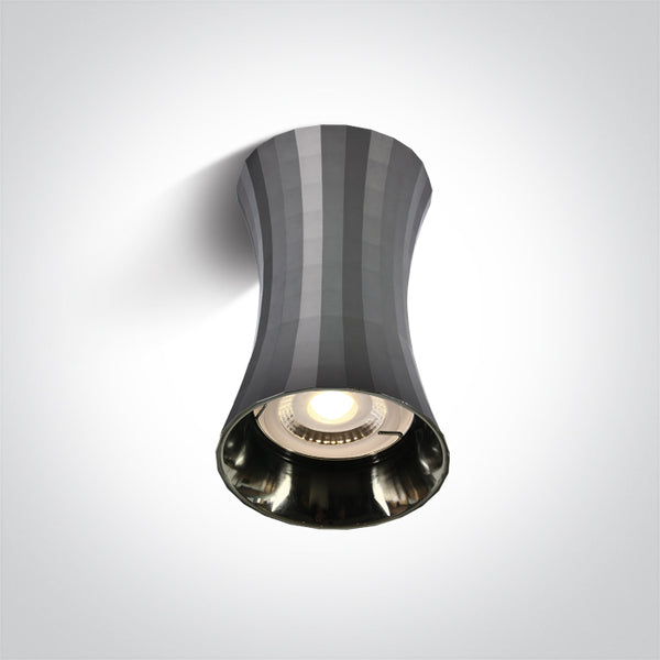 One Light 12105K/DC DARK CHROME GU10 10W 100-240V DARK LIGHT