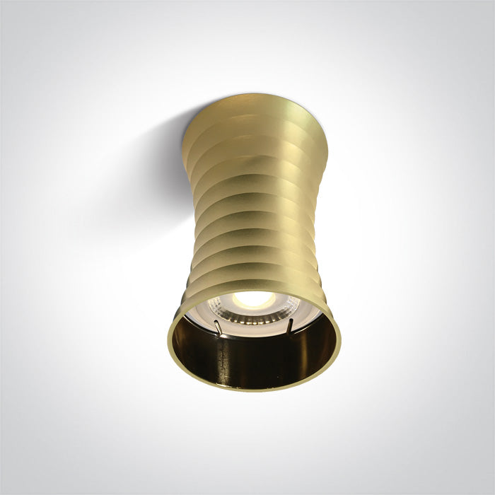 One Light 12105L/BBS BRUSHED BRASS GU10 10W 100-240V