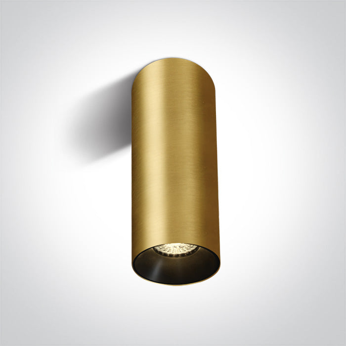 One Light 12105MA/BBS BRUSHED BRASS GU10 10w DARK LIGHT