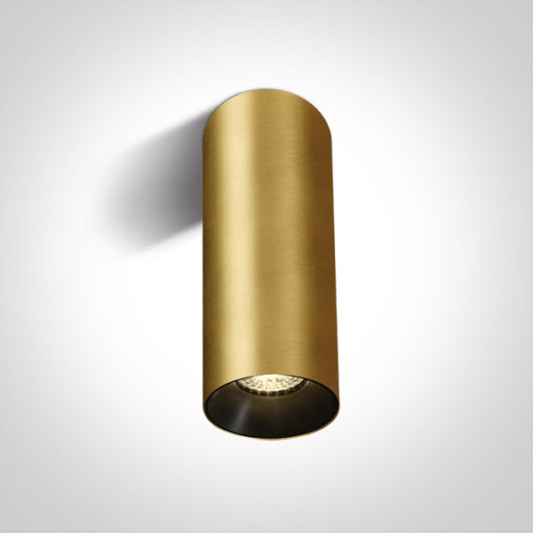 One Light 12105MA/BBS BRUSHED BRASS GU10 10w DARK LIGHT