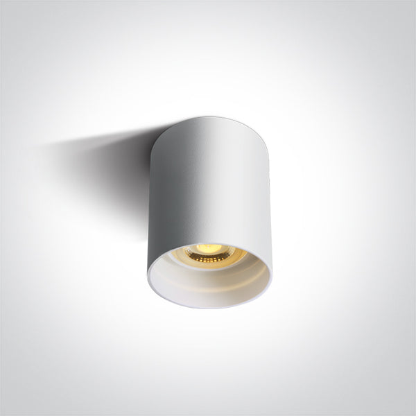 One Light 12105N/W/W WHITE WHITE REFLECTOR GU10 10W DARK LIGHT ROUND