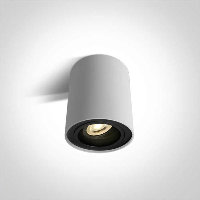 One Light 12105Y/W WHITE GU10 10W ADJUSTABLE 100-240V