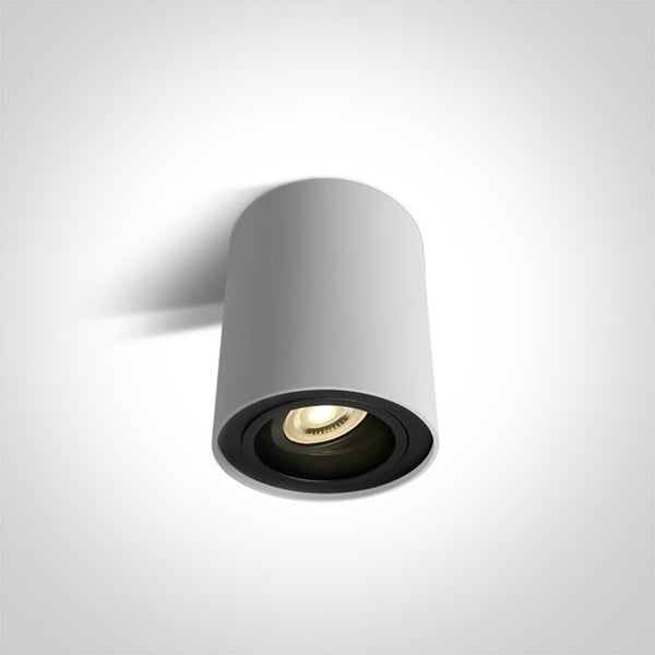 One Light 12105Y/W WHITE GU10 10W ADJUSTABLE 100-240V