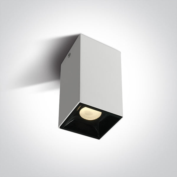One Light 12107B/W/W WHITE LED 6,5W WW 36deg IP20 350mA DIMMABLE