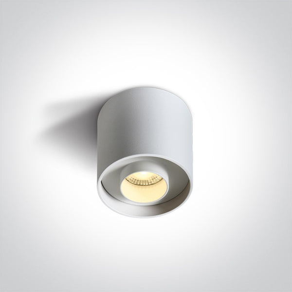 One Light 12108D/W/W WHITE LED 8W WW IP20 230V DARK LIGHT