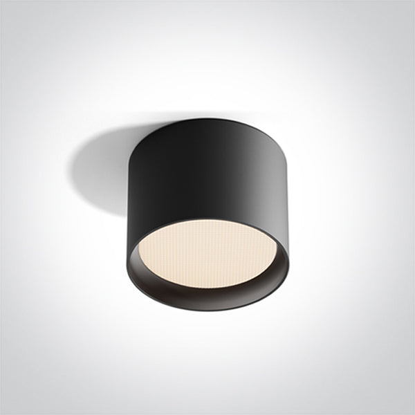 One Light 12112D/B/V BLACK 12W CCTV UGR19 IP44 230V