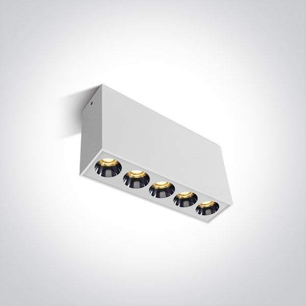 One Light 12112H/W/W WHITE LED 12W WW IP20 38deg 230V DARK LIGHT