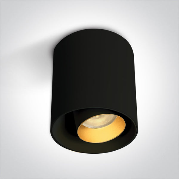 One Light 12112T/B/W BLACK 12W WW IP20 36deg ADJUSTABLE 230V DARK LIGHT