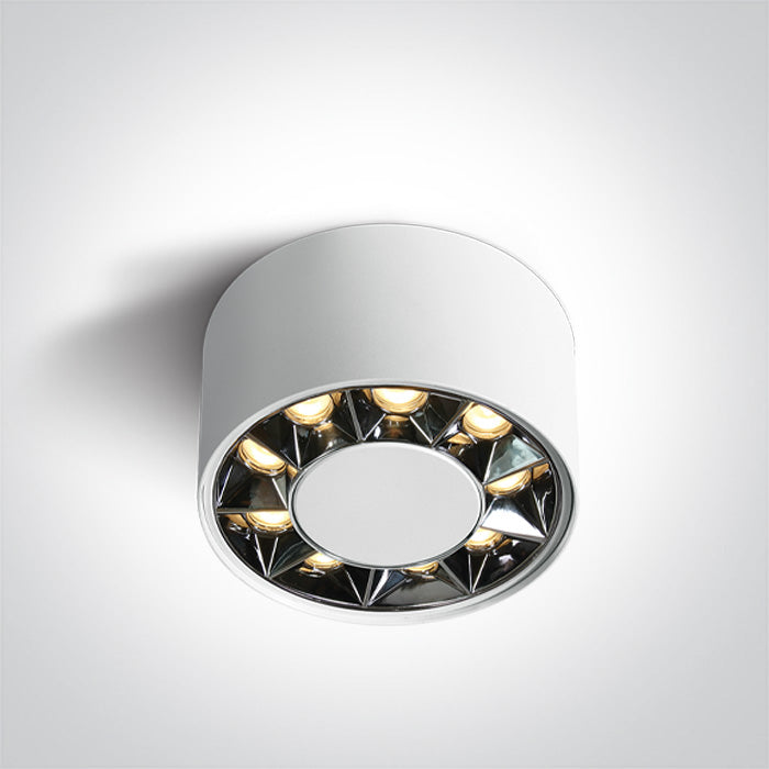 One Light 12112X/W/W WHITE LED 12W WW IP20 38deg 230V DARK LIGHT