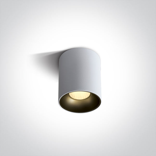 One Light 12112Z/W/W WHITE LED 12W WW IP20 45deg 230V DARK LIGHT