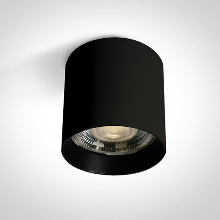 One Light 12115F/B/W BLACK 15W WW IP20 38deg 230V DARK LIGHT