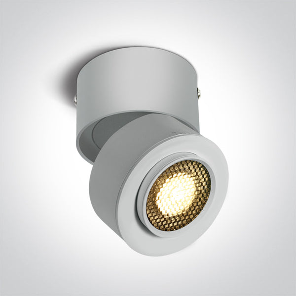 One Light 12115G/W/W WHITE COB 15W WW 15-45deg 230V HONEYCOMB