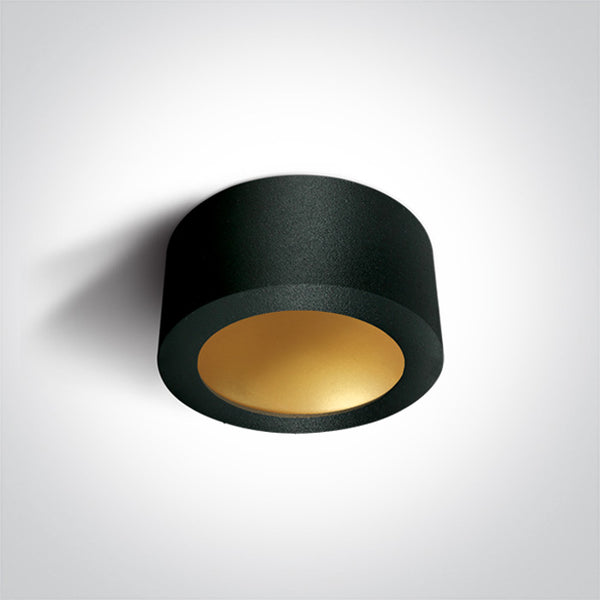 One Light 12116FD/B/BS BLACK CYLINDER LED 16W WW 230V DARK LIGHT