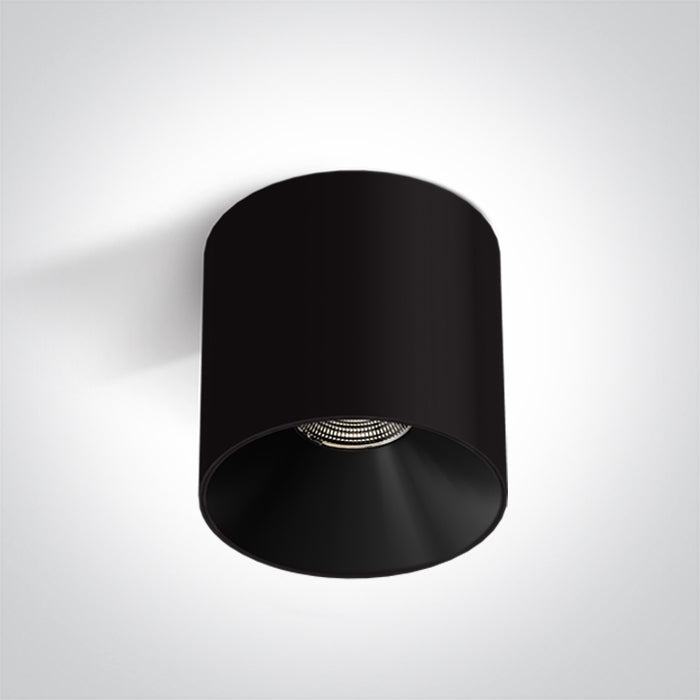 One Light 12118R/B/W BLACK 18W WW IP20 230V