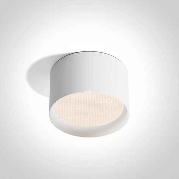 One Light 12120D/W/V WHITE 20W CCTV UGR19 IP44 230V