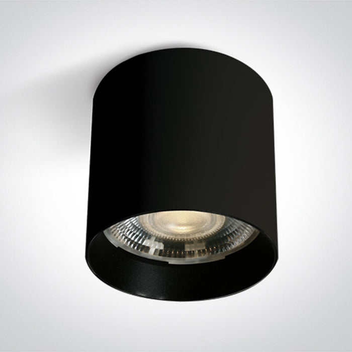 One Light 12120F/B/W BLACK 20W WW IP20 38deg 230V DARK LIGHT