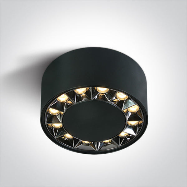 One Light 12120X/B/W BLACK 20W WW IP20 38deg 230V DARK LIGHT