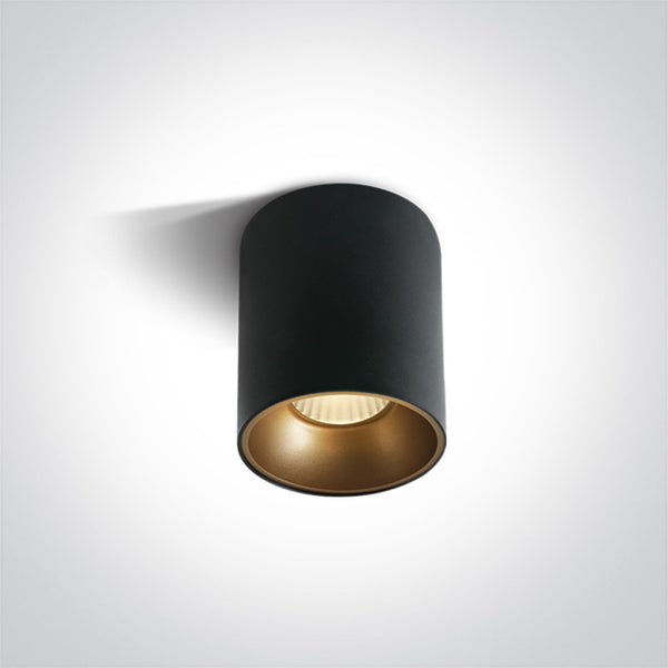 One Light 12120Z/B/W BLACK LED 20W WW IP20 45deg 230V DARK LIGHT
