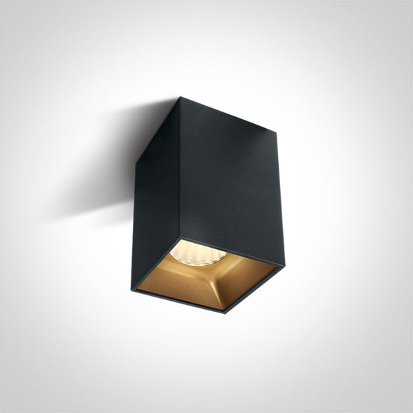 One Light 12120ZA/B/W BLACK LED 20W WW IP20 45deg 230V DARK LIGHT