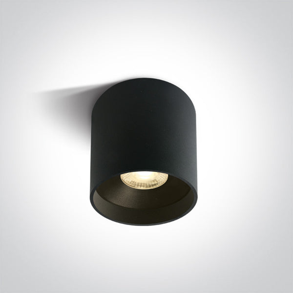 One Light 12122C/B/W BLACK LED 22W WW IP20 38deg 230V